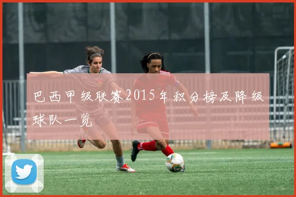 巴西甲级联赛2015年积分榜及降级球队一览